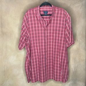 Harbor Bay Men's 3XL Short Sleeve Button Down Shirt - LIKE NEW CONDITION